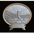 Baseball, Male Oval Sport Legend Plates - 8"
